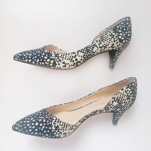 Nine West Size 5 Leopard Animal Print Pointed Toe High Heel Shoes New with tag